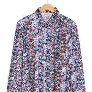 RAFFI LARGE Van Gogh Abstract Print Long Sleeves Cotton Shirt